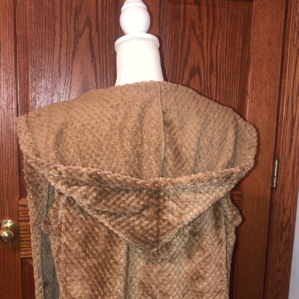 Source Unknown Tan Textured Vest - Picture 4 of 6